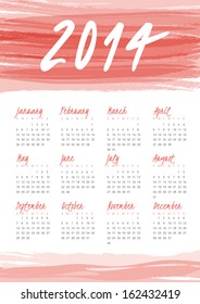 2014 Calendar