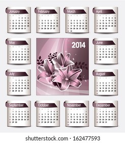 2014 Calendar.