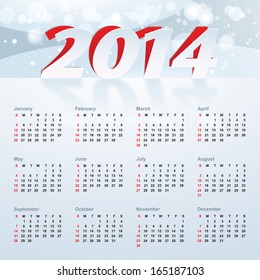 2014 Calendar