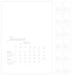 2014 Calendar Template With Picture Space