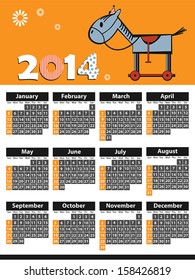 2014 calendar year of the horse