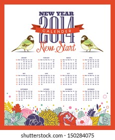 2014 Calender
