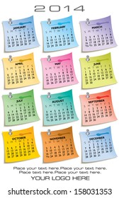 2014 Creative Calendar for Home, Office or Website