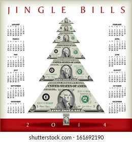 2014 Creative Christmas Calendar for Print or Web 