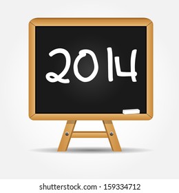 2014 Happy new year  background vector illustration