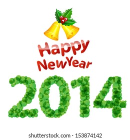 2014 happy new year card