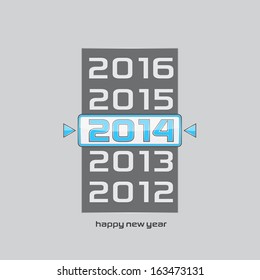 2014 Happy New Year Card