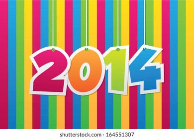 2014 New Year Abstract Background