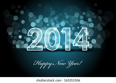 2014 - New year background