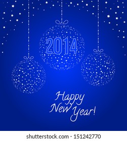 2014 New year Greeting card