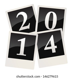 2014 on classic photo snapshots - illustration