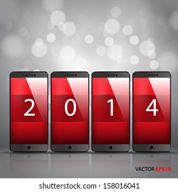 2014 on smartphone screens.