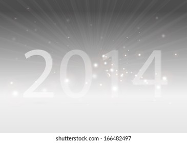 2014 vector New Year   background illustration  template  - Vector 2014 design background illustration