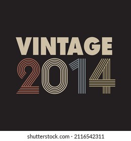 2014 vector vintage retro t shirt design 