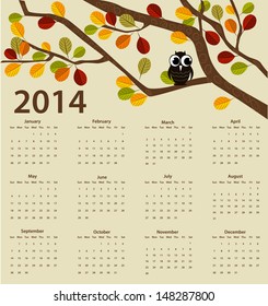 2014 year calendar 