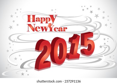 2015 abstract happy new year background with numbers - eps10 illustration 