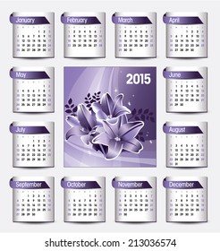 2015 Calendar.