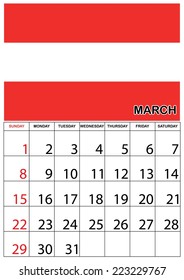 A 2015 Calendar