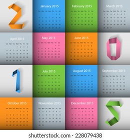2015 calendar