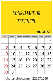 A 2015 Calendar isolated on white background