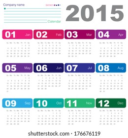 6,495 Calender 2015 Images, Stock Photos & Vectors | Shutterstock