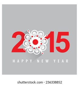 2015 happy new year and Christmas background. vector