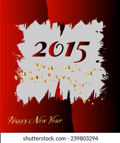 2015 happy new year modern background 
