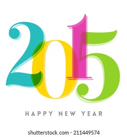 2015 Happy New Year number