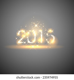 2015 happy new year shiny lights