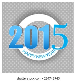2015 happy new year. vector