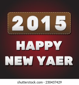 2015 happy new year.vector