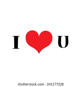 2015 I love you vector valentine background