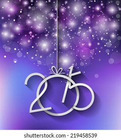 2015 Merry Christmas and happy new year background with a lot of glitter and colorful lights
