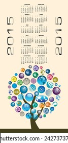 A 2015 Nature and Tree Calendar for Print or Web 