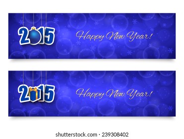 2015 New year banners