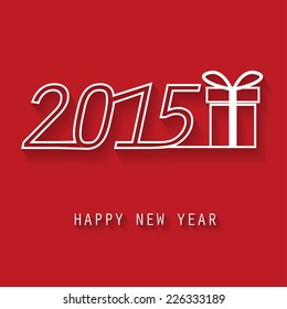 2015 new year greeting card, background, backdrop