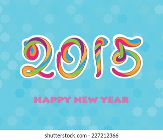 2015 New Year greeting card