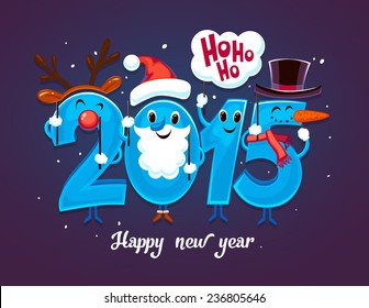 2015 new year greeting card