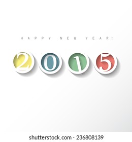 2015 new year greeting card, background, backdrop