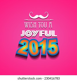 2015 New Year and Happy Christmas background for your flyers, invitation, party posters, greetings card, brochure cover or generic banners.