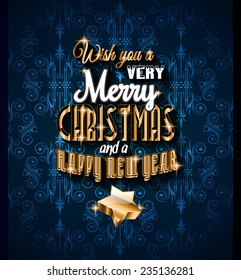 2015 New Year and Happy Christmas background for your flyers, invitation, party posters, greetings card, brochure cover or generic banners.