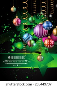 2015 New Year and Happy Christmas background for your flyers, invitation, party posters, greetings card, brochure cover or generic banners.