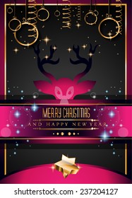 2015 New Year and Happy Christmas background for your flyers, invitation, party posters, greetings card, brochure cover or generic banners.