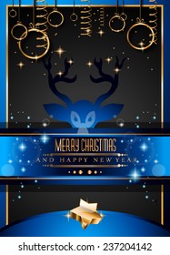 2015 New Year and Happy Christmas background for your flyers, invitation, party posters, greetings card, brochure cover or generic banners.