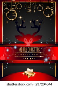 2015 New Year and Happy Christmas background for your flyers, invitation, party posters, greetings card, brochure cover or generic banners.