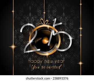 2015 New Year and Happy Christmas background for your flyers, invitation, party posters, greetings card, brochure cover or generic banners.