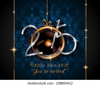 2015 New Year and Happy Christmas background for your flyers, invitation, party posters, greetings card, brochure cover or generic banners.