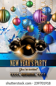 2015 New Year and Happy Christmas background for your flyers, invitation, party posters, greetings card, brochure cover or generic banners