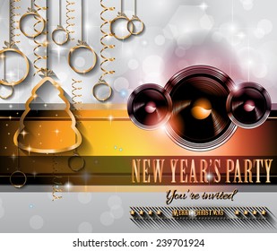 2015 New Year and Happy Christmas background for your flyers, invitation, party posters, greetings card, brochure cover or generic banners