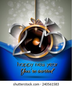 2015 New Year and Happy Christmas background for your flyers, invitation, party posters, greetings card, brochure cover or generic banners.